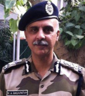 M.A Ganpathy IPS, has been given additional charge of DG CISF, Ministry of Home Affairs, Government of India.