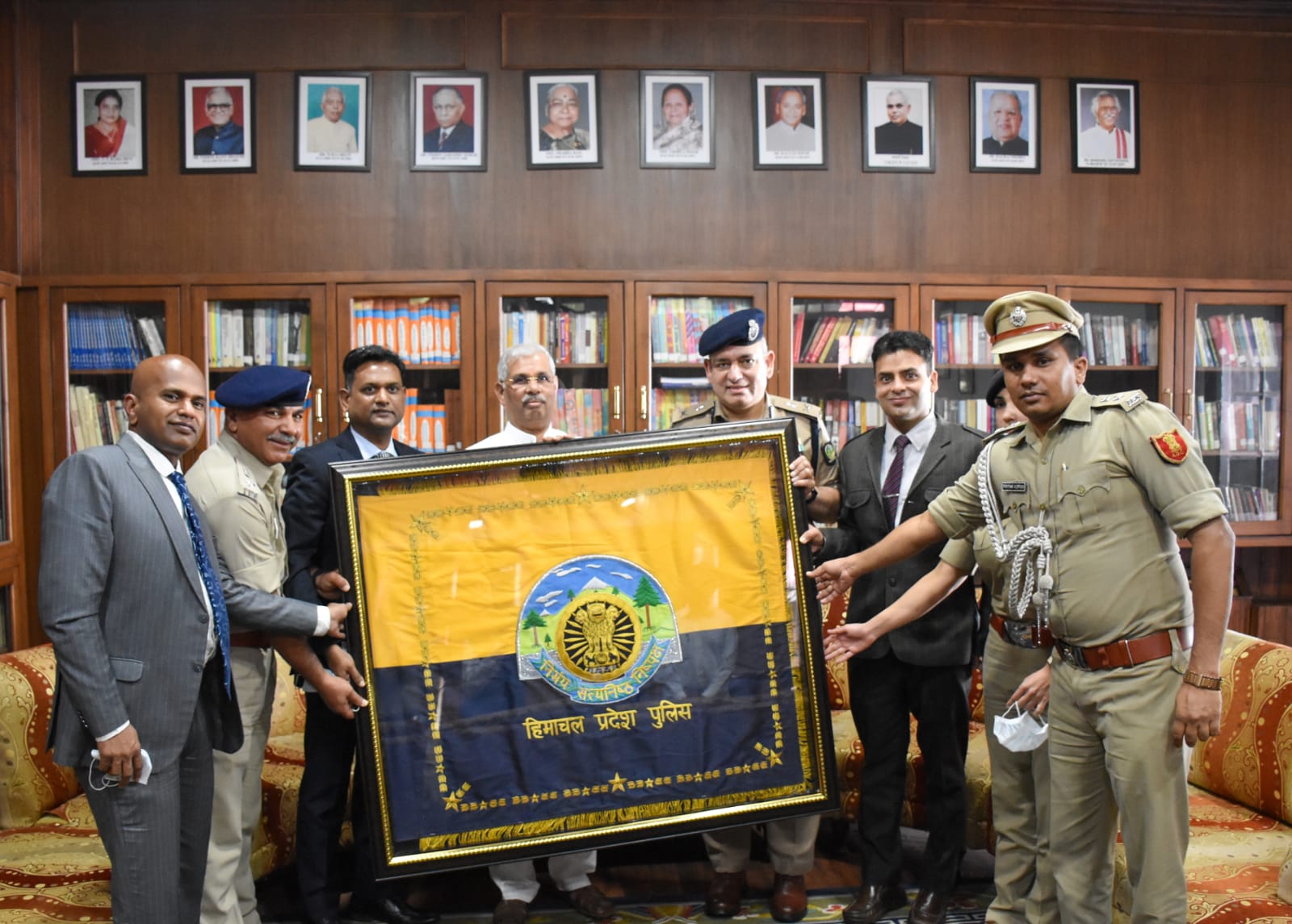Himachal Pradesh Police has been awarded the Presidential Police Colours.