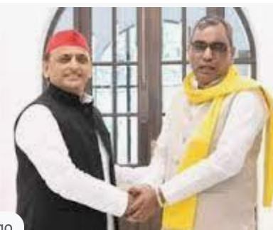 Om Prakash Rajbhar In Lap of SP?