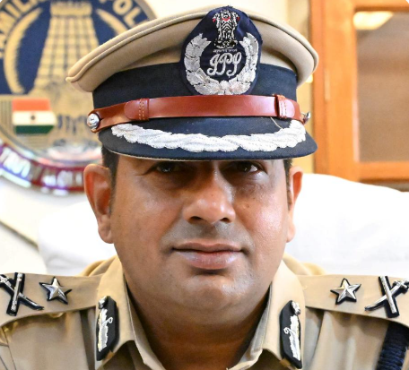 Rupesh Meena IPS has been transferred as IG, Truchirappalli City, Tamil Nadu Police