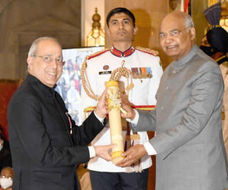 Nripendra Mishra Conferred With Padma Bhushan.