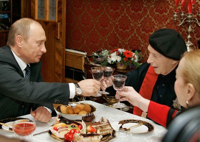 Russian President Served All Vegetarian Food?