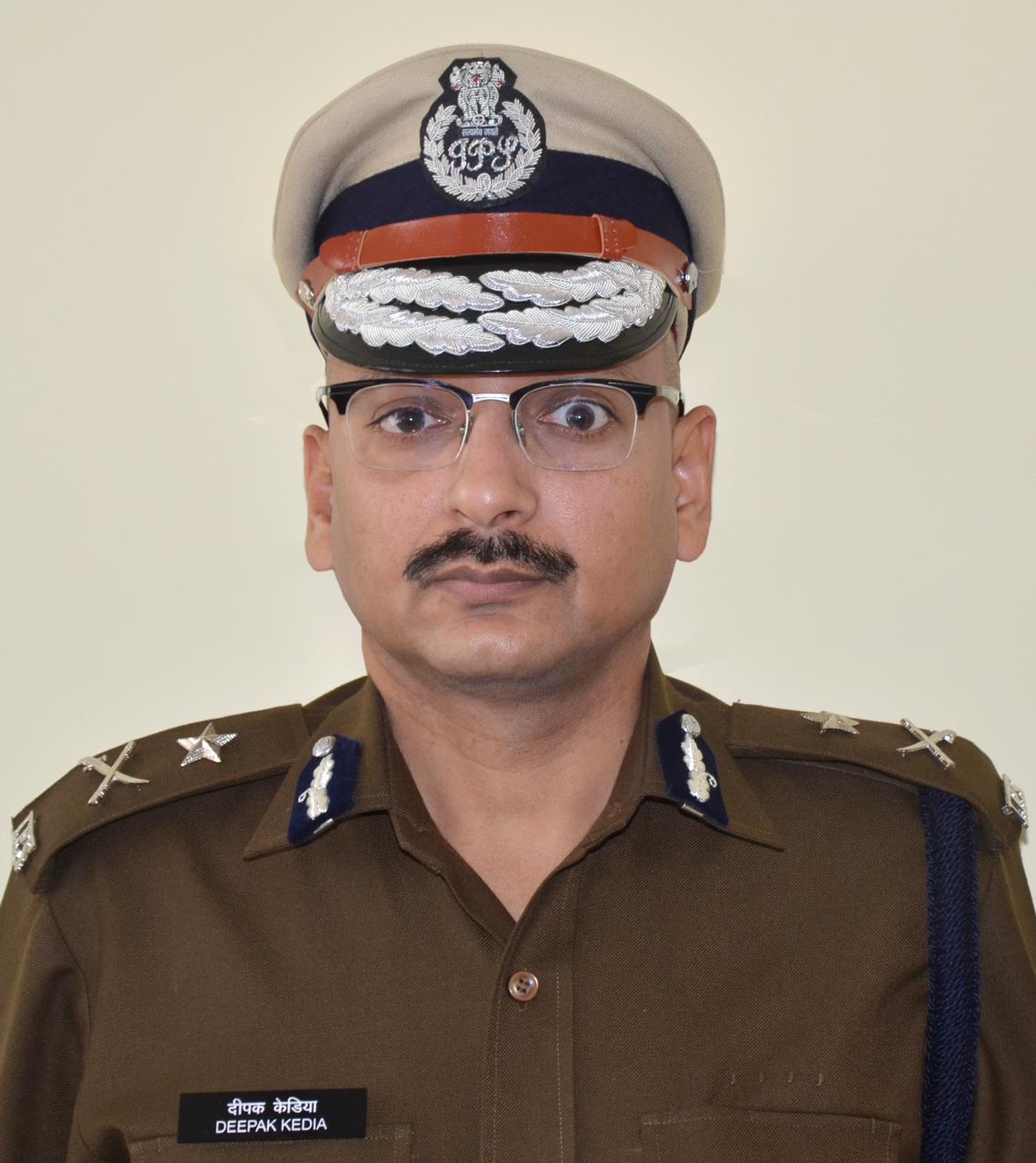 Deepak Kedia IPS, has been relieved from cadre to join central deputation as IG NSG.