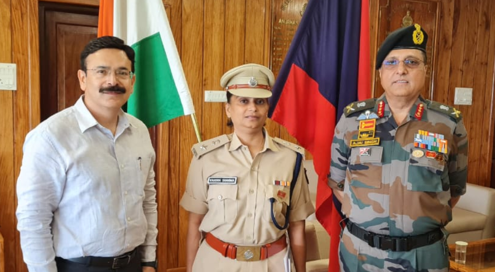 Mrs. Varsha Sharma IPS Gets Commendation From Commander In Chief of A&NI Command For Her exceptional dedication