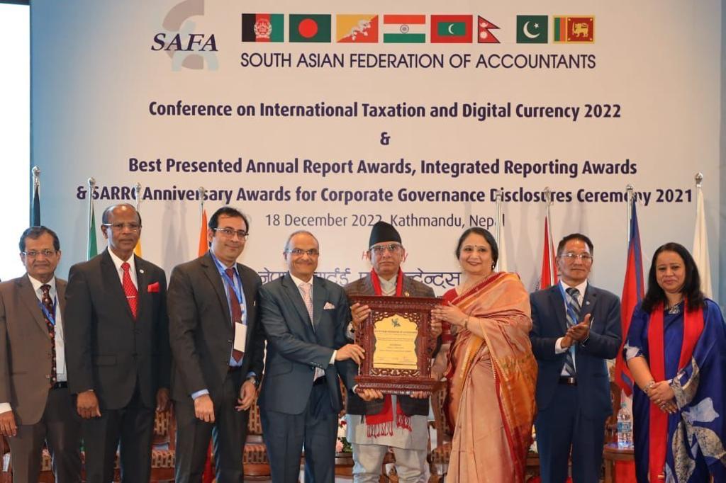 PFC Bags SAFA Gold Award for Best Presented Accounts / Annual Report