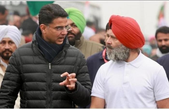 Sachin Pilot Joined Bharat Jodo Yatra In Punjab