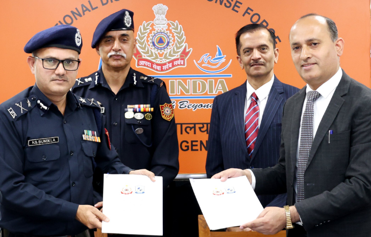 NDRF Signs MoU with Rastra Raksha University(RRU)