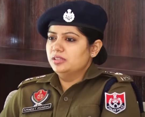 Amneet Kondal IPS has been transferred as SSP Khanna, Punjab Police.