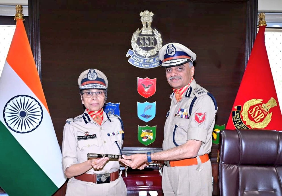 Rashmi Shukla IPS Takes Over Charge as SSB DG, MHA, Government of India.