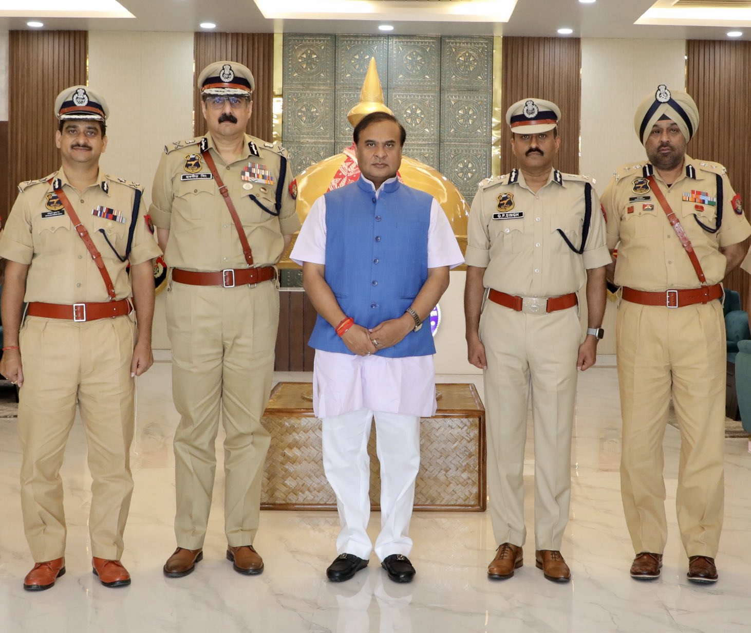 Assam CM Graces Passing Out Parade, Attends Dinner Boosted Morale of Assam Police.