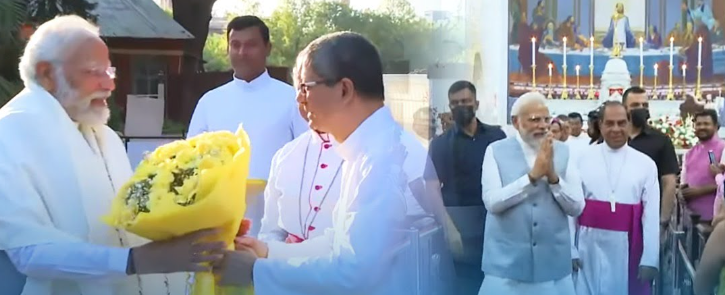 PM Visit To Sacred Heart Cathedral