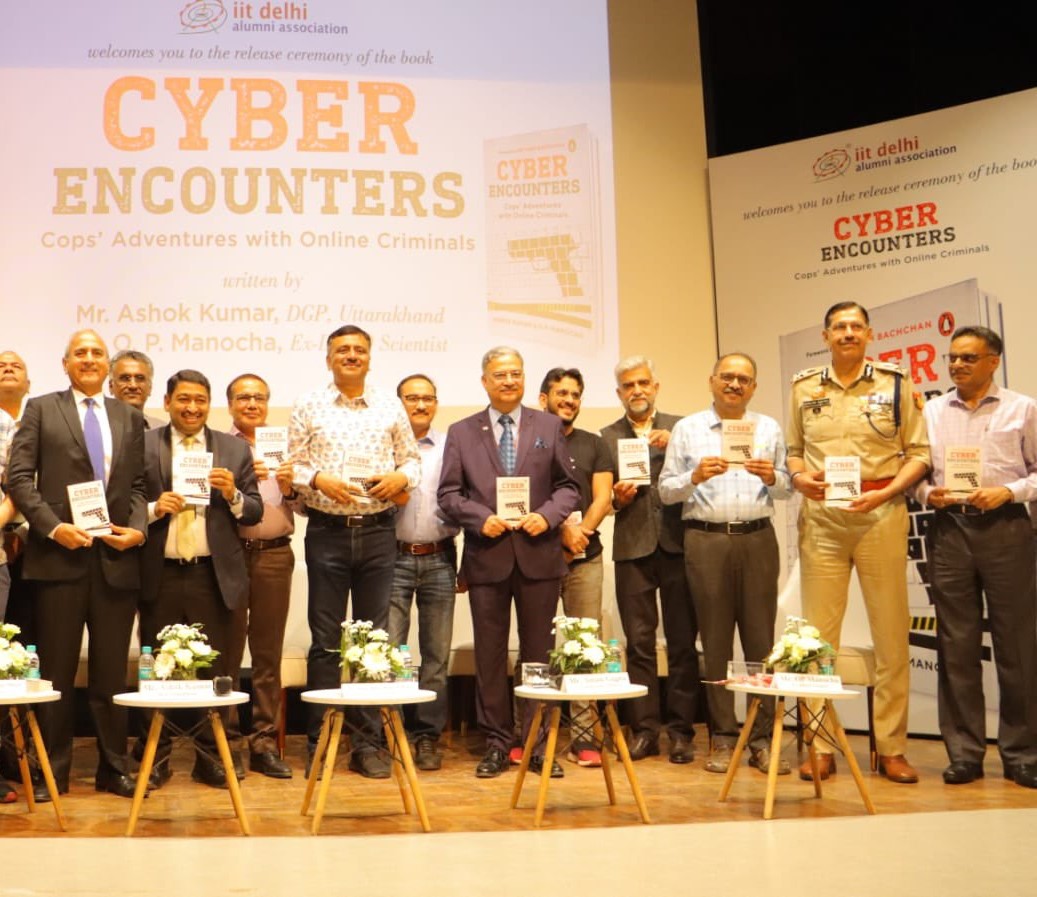 Uttarakhand DGP Ashok Kumar's Book "Cyber Encounters" Released Today At IIT Delhi