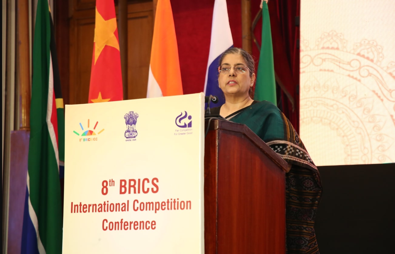 CCI Chairperson Ravneet Kaur Speaks On 8th BRICS International Competition Conference