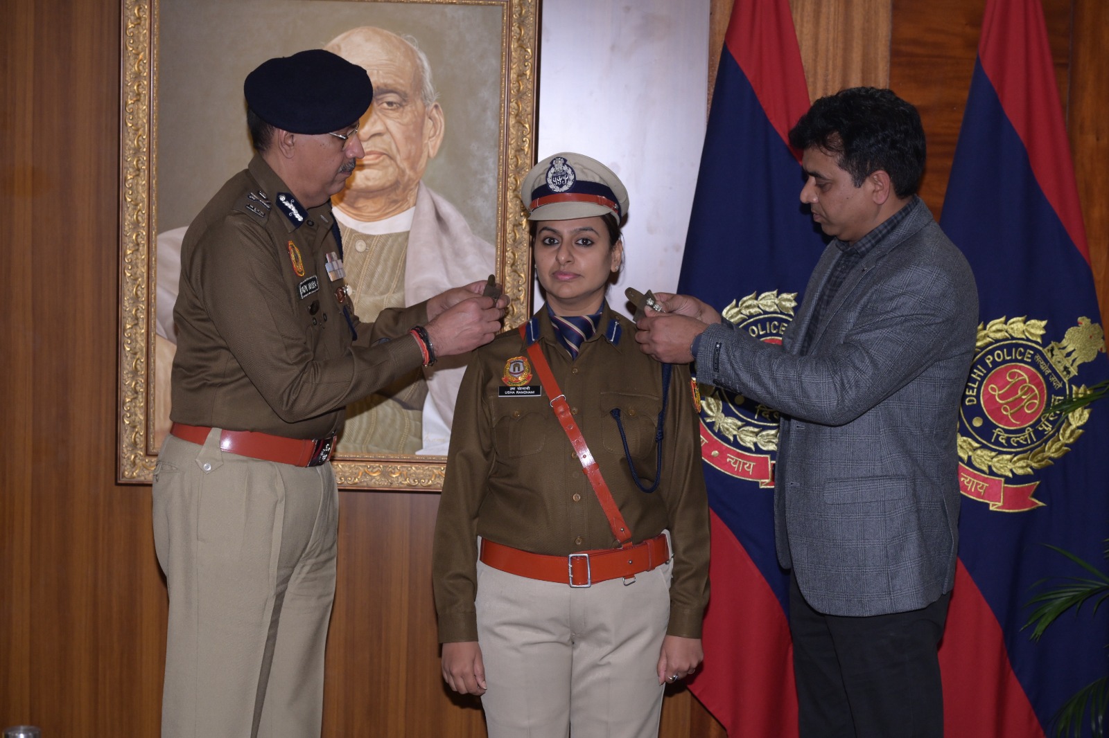 Pipping Ceremony of Usha Rangnani IPS