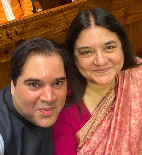Mrs.Maneka Gandhi Pacified Varun Gandhi?