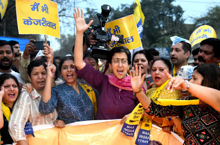 AAP Aggressively Denounces The Arrest Of Kejriwal
