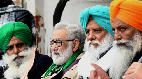 Prominent Kisaan Leaders In US Embassy For "Chai Per Charcha"