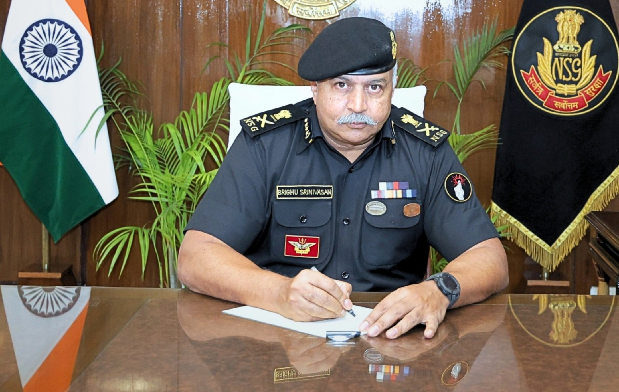 Brighu Srinivasan IPS has taken over charge of DG NSG, MHA, Government of India