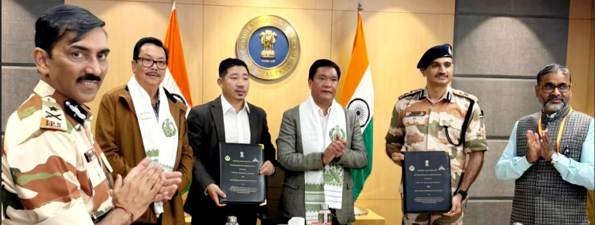 Mission Arun Himveer: Arunachal Pradesh Government Signs MOU with ITBP to Boost Local Economy and Border Security