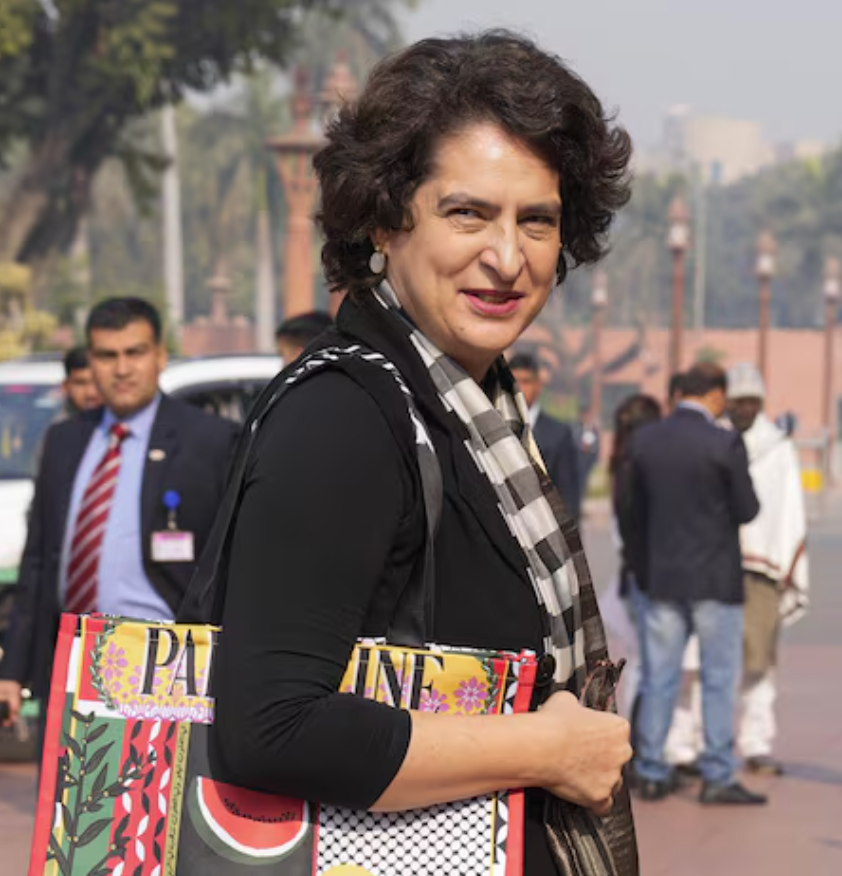 Priyanka Gandhi In Parliament