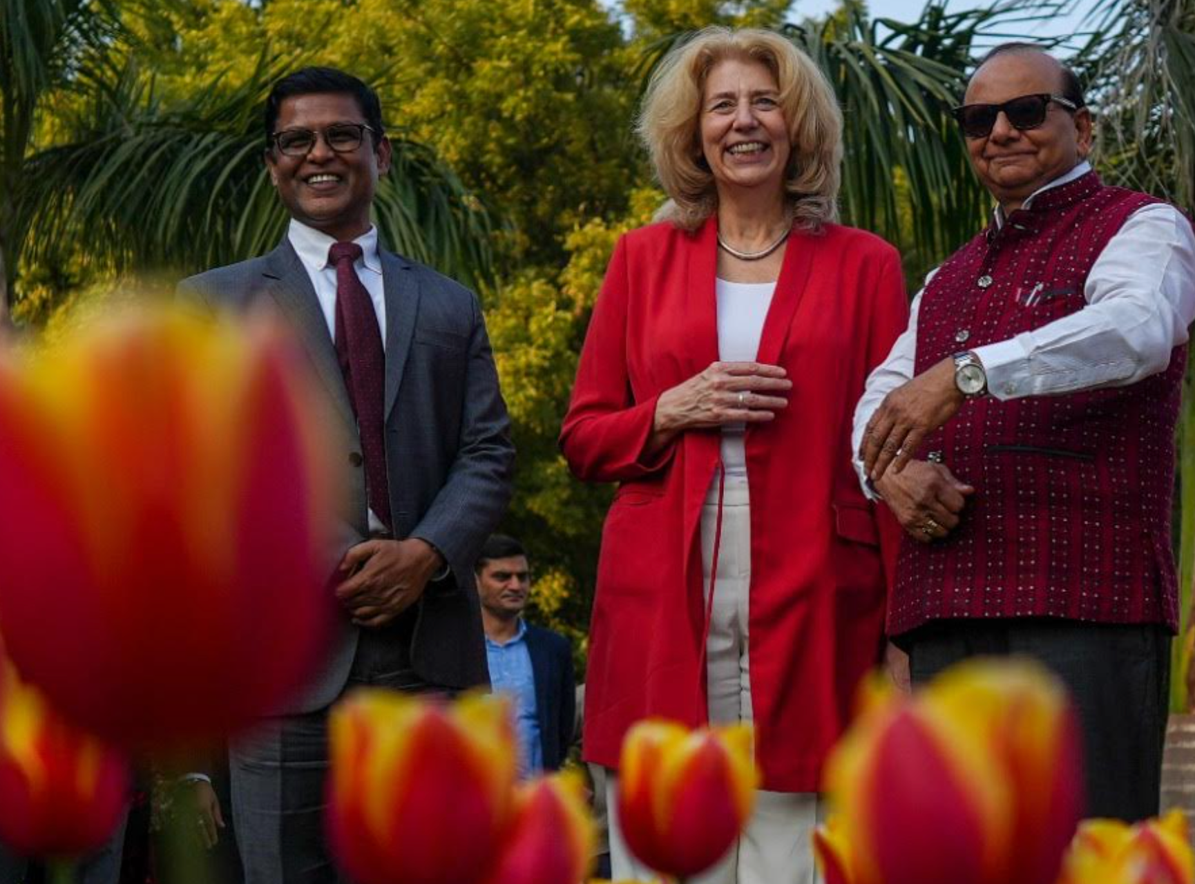 LG Delhi and Ambassador of Netherlands inaugurates NDMC Tulip Festival-2025 at Shanti Path, New Delhi