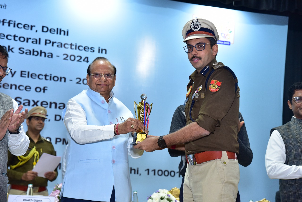 M. Harshvardhan IPS has been awarded prestigious Best Electoral Practices Award for General And Assembly Elections