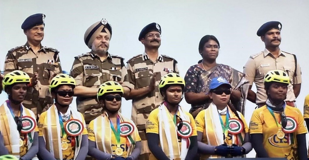 CISF's “Great Indian Coastal Cyclothon” Concludes at Kanyakumari: A Show of Inclusivity and Strategic Success