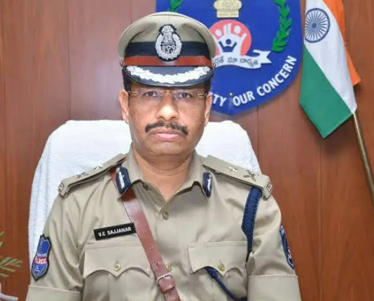 V.C Sajjanar IPS has been transferred as Commissioner of Police Hyderabad