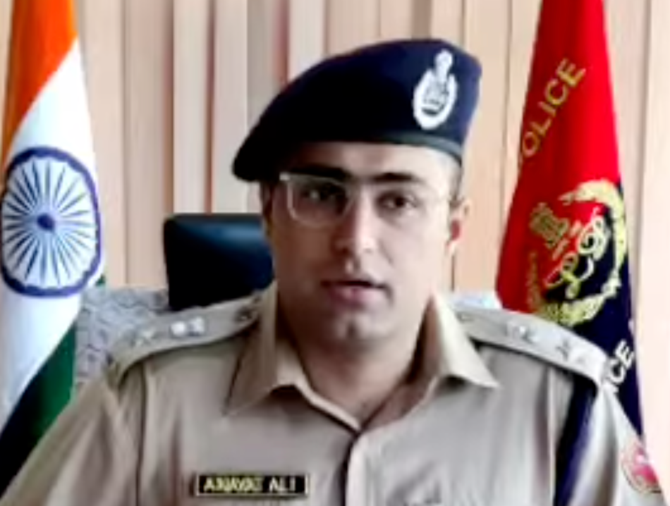 Anayat Ali Choudhary IPS has been transferred as SSP Kulgam J&K Police