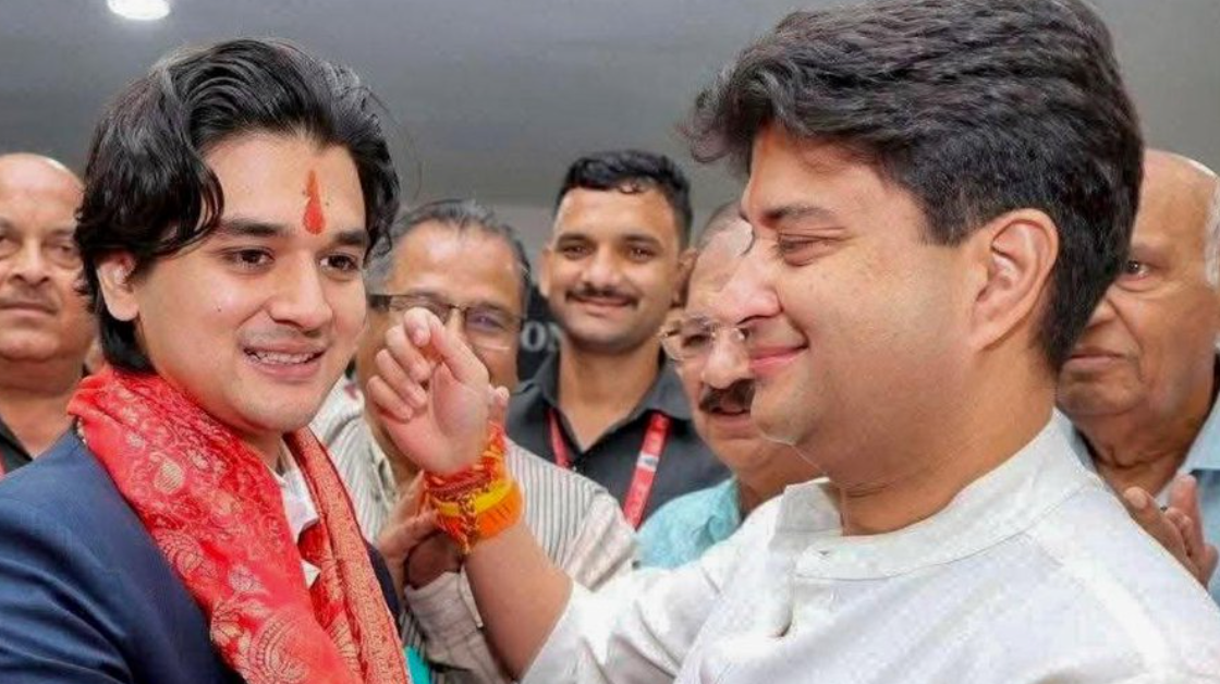 Jyotiraditya Scindia's Son Likely To Join Politics?