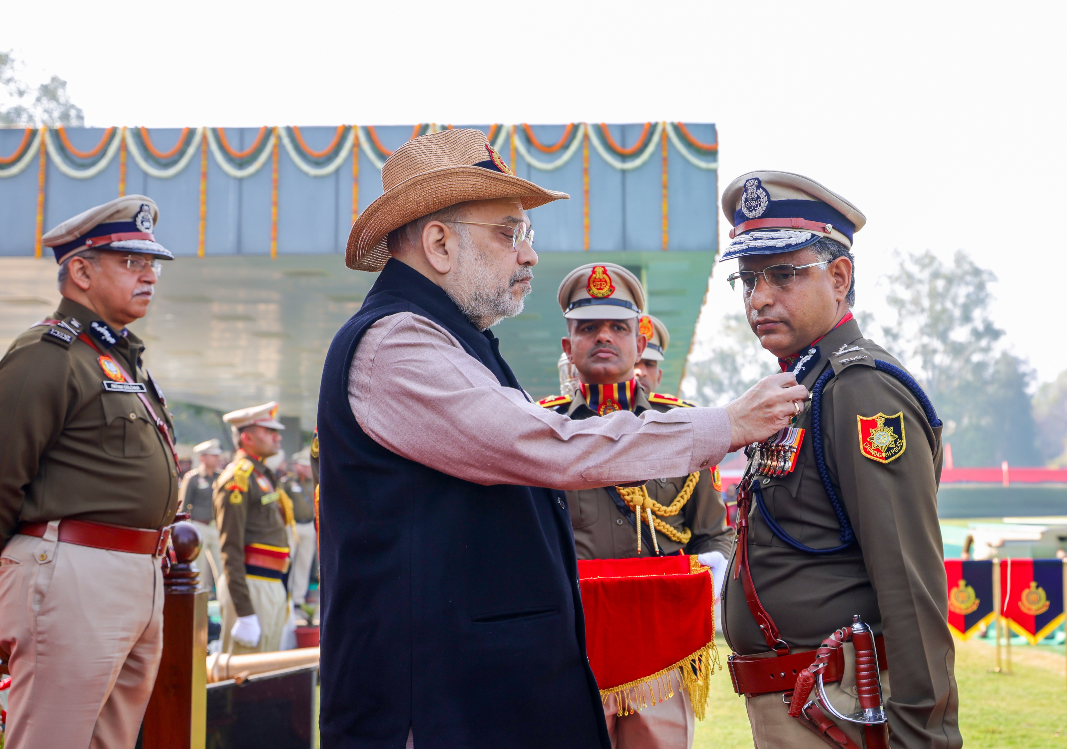 Chandigarh DGP Sagar Preet Hooda Conferred With President's Medal For Distinguished Service
