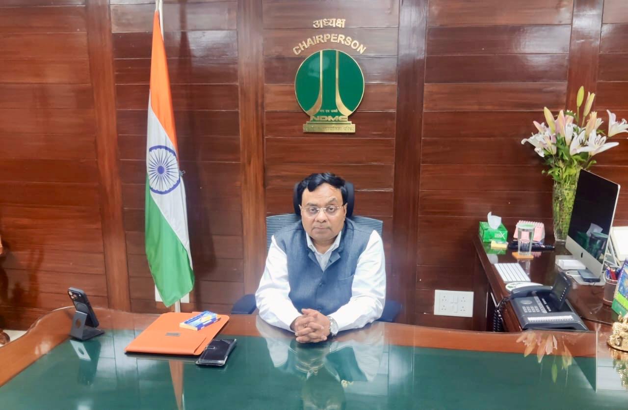 Manoj Dwivedi IAS Takes Over As NDMC Chairman